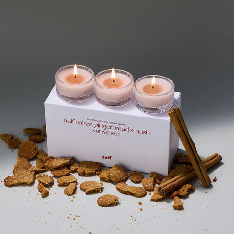 Half Baked Gingerbread Smash Votive Set